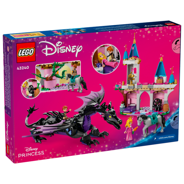 Constructor LEGO Maleficent’s dragon form and Aurora's castle Castel/ Multicolor photo 11