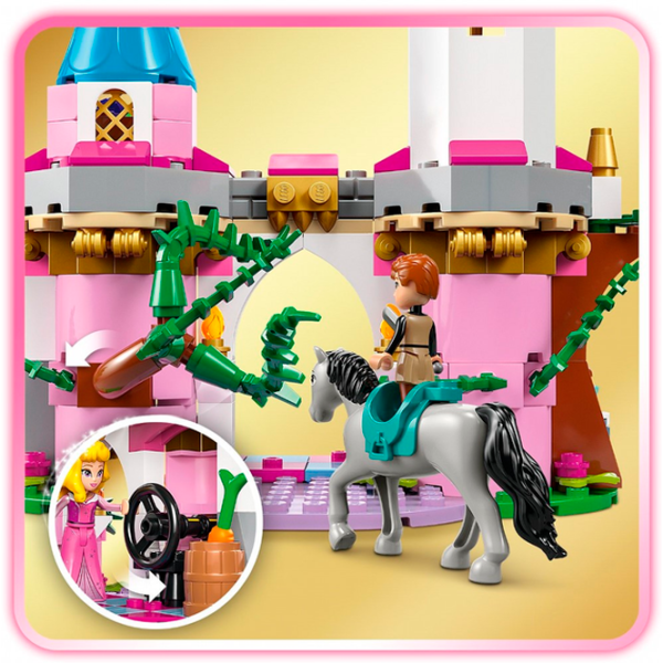 Constructor LEGO Maleficent’s dragon form and Aurora's castle Castel/ Multicolor photo 12