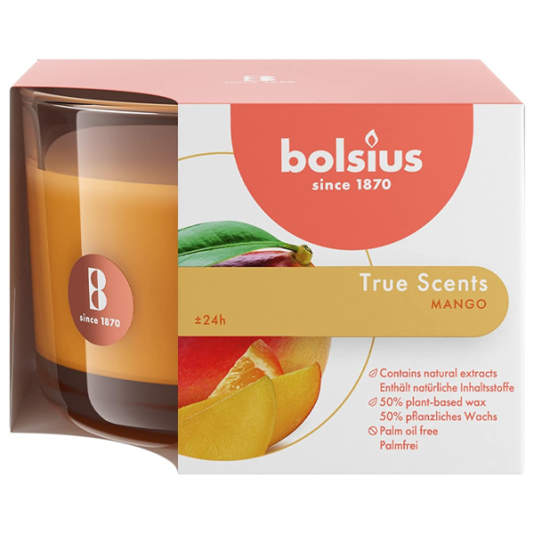 Свеча Bolsius TS Mango Манго/ Парафин photo 3