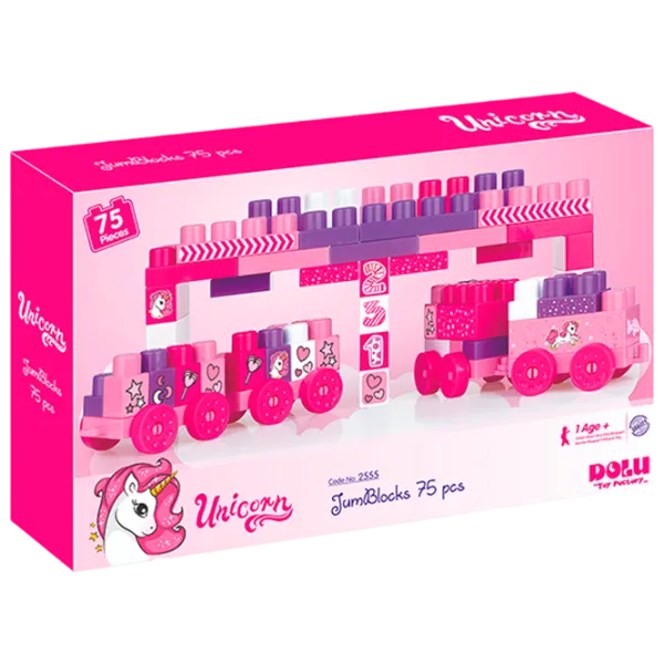 Constructor Dolu Toy Unicorn Clasic/ Pink photo 1