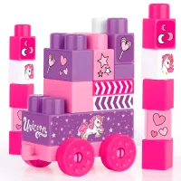 Конструктор Dolu Toy Unicorn Классический/ Pink photo 6