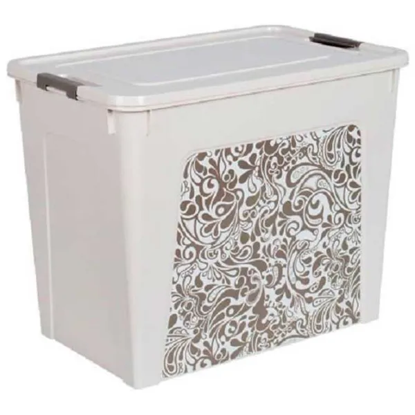 Coș pentru rufe Aleana 124059 40 l/ Plastic/ White photo 1