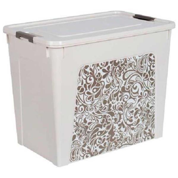 Coș pentru rufe Aleana 124059 40 l/ Plastic/ White photo 1