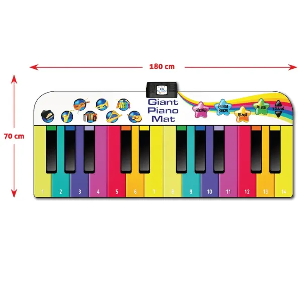 Pian pentru copii N-Gear XXL Piano Dance Mat 24 Multicolor photo 2