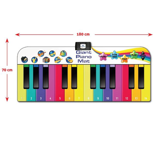 Pian pentru copii N-Gear XXL Piano Dance Mat 24 Multicolor photo 2