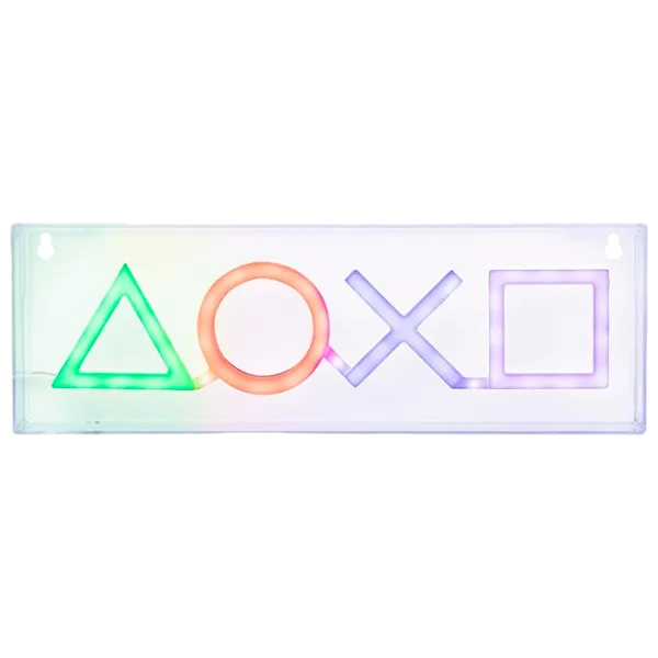 Ночник Paladone Playstation Neon Прозрачный photo 1 Ночник Paladone Playstation Neon Прозрачный photo 1