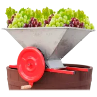 Zdrobitor pentru struguri Agro BC-S1 50 l/ Silver