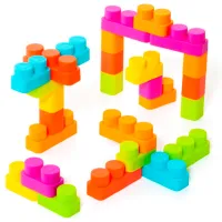 Constructor Molto Wagon Blocks Red Clasic/ Multicolor photo 2