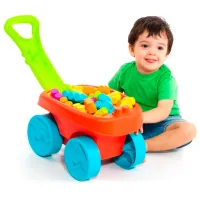 Constructor Molto Wagon Blocks Red Clasic/ Multicolor photo 4