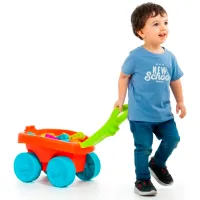 Constructor Molto Wagon Blocks Red Clasic/ Multicolor photo 6