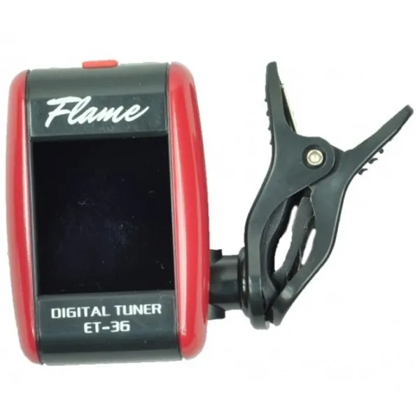 Tuner pentru chitară Flame ET 36 TUNER 400177 Black/ Plastic photo 3