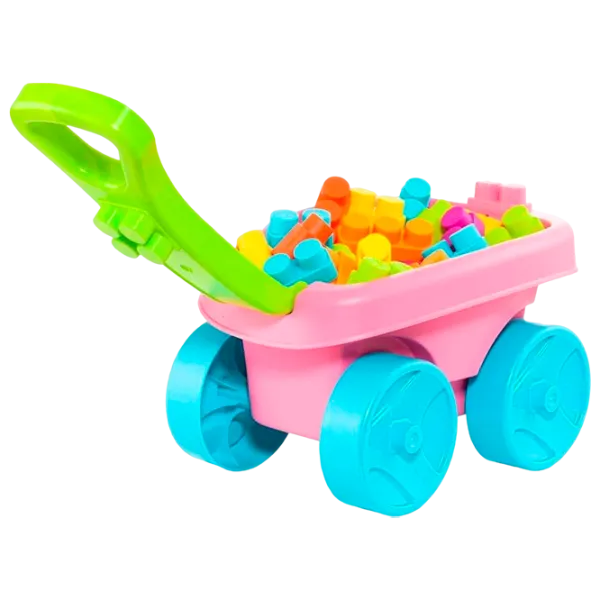 Конструктор Molto Wagon Blocks Классический/ Pink photo 1