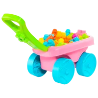 Constructor Molto Wagon Blocks Clasic/ Pink