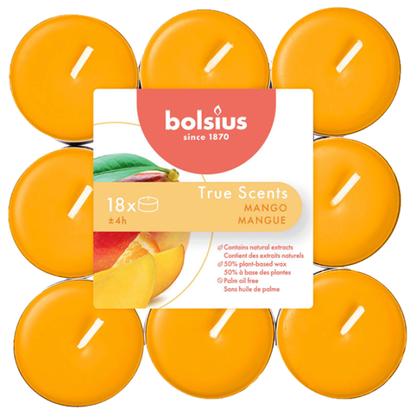 Свеча Bolsius Mango Манго/ Парафин photo 1