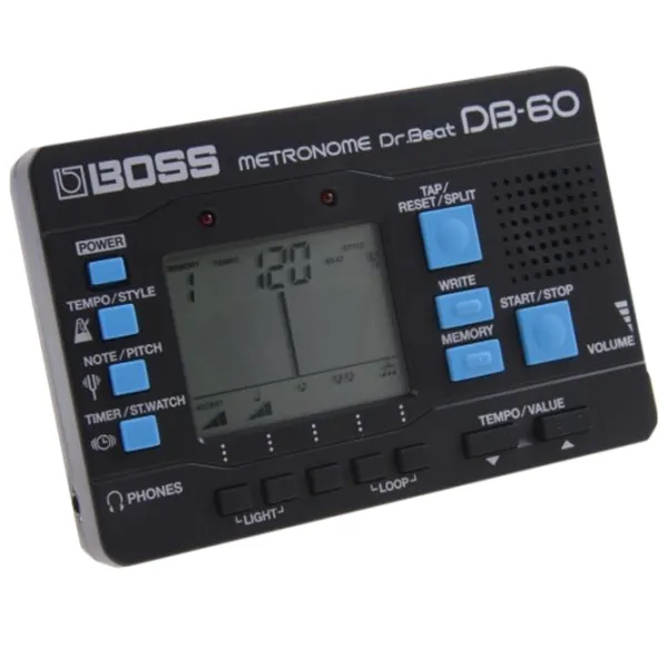 Гитарный тюнер METRONOM BOSS DB 60 DR.BEAT Black/ Пластик photo 2