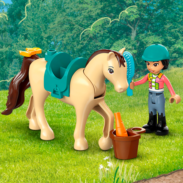 Constructor LEGO Horse and Pony Trailer Animale/ Multicolor photo 9