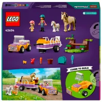 Constructor LEGO Horse and Pony Trailer Animale/ Multicolor photo 10