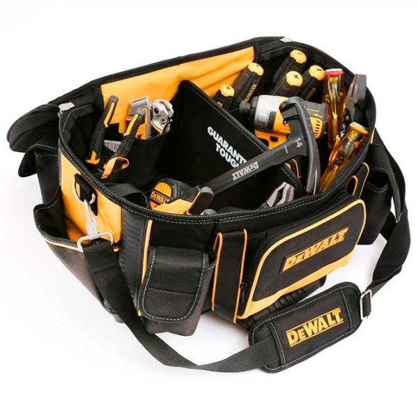 Geantă pentru scule Dewalt POWER TOOL OPEN MOUTH Poliester photo 1