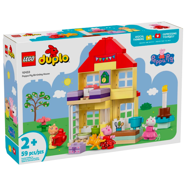 Constructor LEGO Peppa Pig Birthday House Casă/ Multicolor photo 1