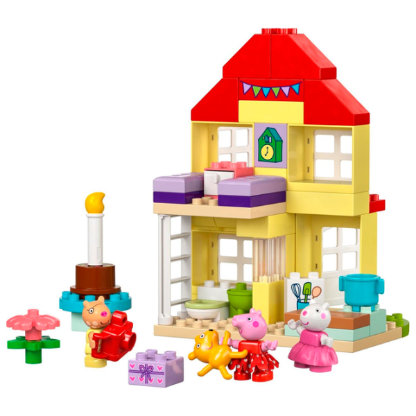 Constructor LEGO Peppa Pig Birthday House Casă/ Multicolor photo 2