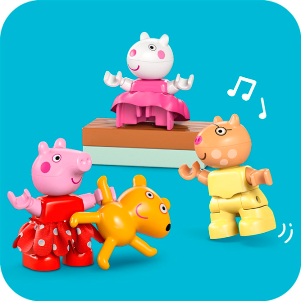 Constructor LEGO Peppa Pig Birthday House Casă/ Multicolor photo 4