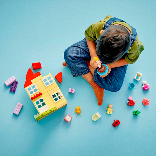 Constructor LEGO Peppa Pig Birthday House Casă/ Multicolor photo 6