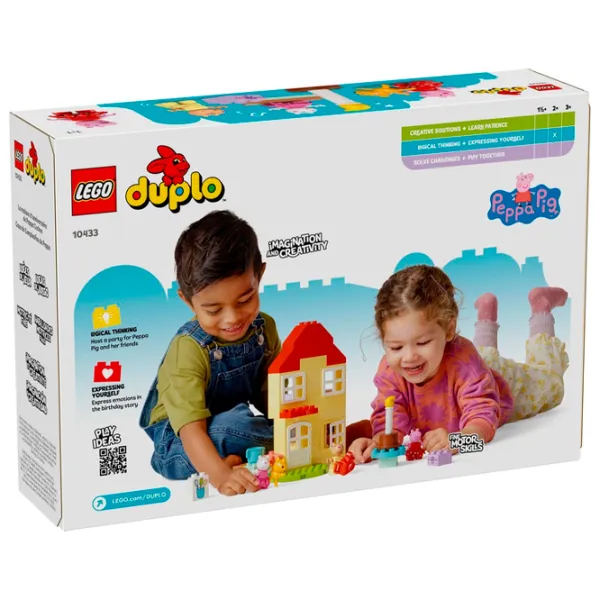 Constructor LEGO Peppa Pig Birthday House Casă/ Multicolor photo 9