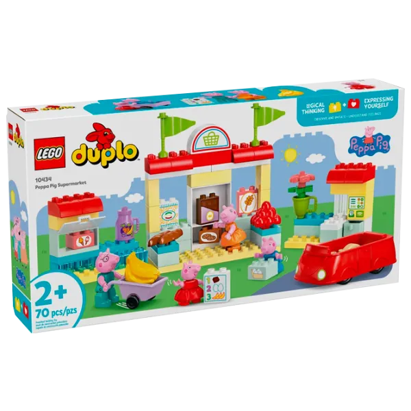 Constructor LEGO Peppa Pig Supermarket Magazin/ Multicolor photo 1