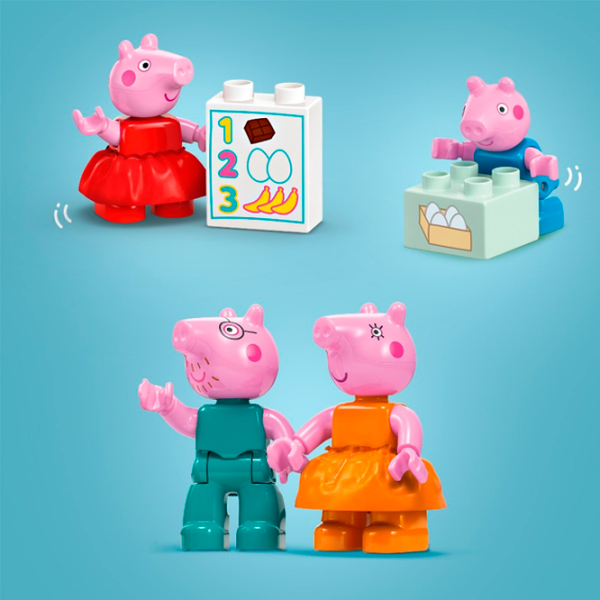 Constructor LEGO Peppa Pig Supermarket Magazin/ Multicolor photo 7