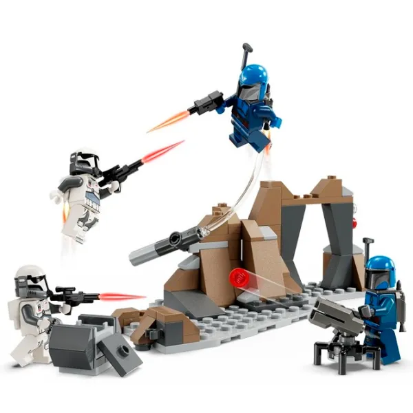 Constructor LEGO Ambush on Mandalore Battle Pack Scenă din film/ Multicolor photo 3
