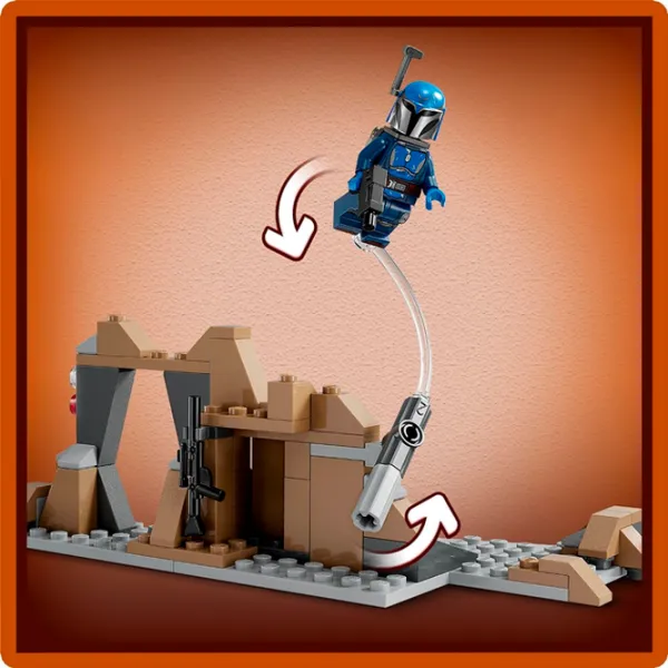Constructor LEGO Ambush on Mandalore Battle Pack Scenă din film/ Multicolor photo 11