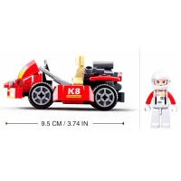 Конструктор Sluban Karting Автомобиль/ Разноцветный photo 4