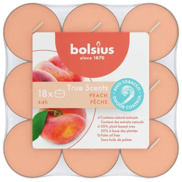 Свеча Bolsius Peach Peach/ Парафин photo 1