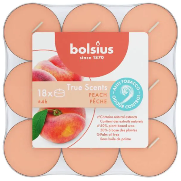 Свеча Bolsius Peach Peach/ Парафин photo 1