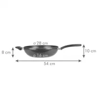 Сковорода Tescoma Wok PRESTO 594328 28 см/ Black photo 3