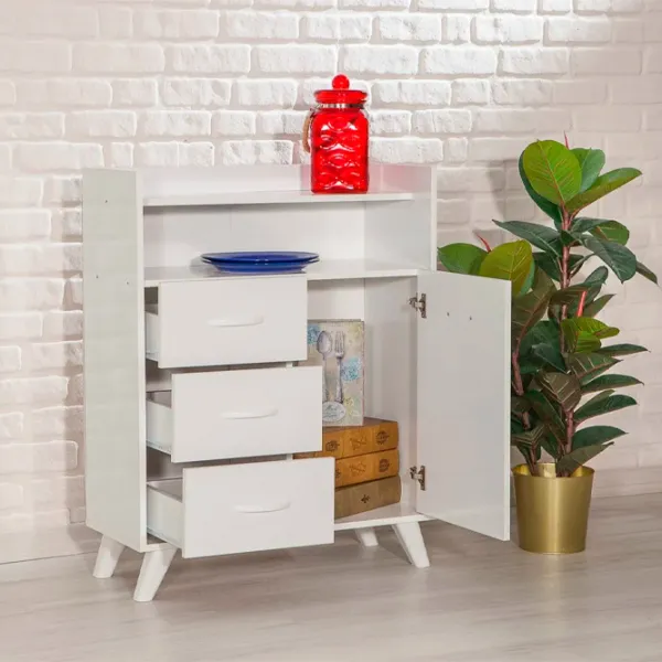 Dulap Modalife Fusya 78.5 x 34 x 98.5 / / White photo 2