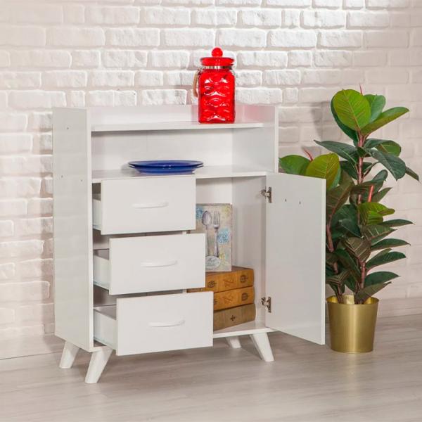 Dulap Modalife Fusya 78.5 x 34 x 98.5 / / White photo 2