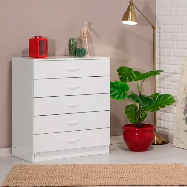 Комод Modalife Handy 91 x 80 x 44см / ДСП / Белый photo 4