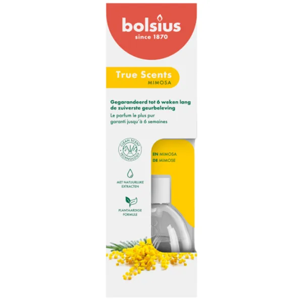 Освежитель воздуха для дома Bolsius True Scents Мимоза/ 60 мл photo 1
