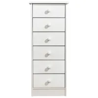 Comodă Mobicasa Lia 3 104 x 43 x 35/ Lemn/ Alb