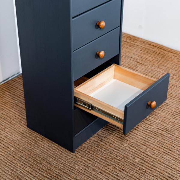 Комод Mobicasa Lia 3 104 x 43 x 35см/ Дерево/ Графитовый photo 5