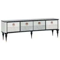Тумба под телевизор Moda Life Cross 59 x 181.5 x 44.5см/ ЛДСП photo 2