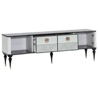 Тумба под телевизор Moda Life Cross 59 x 181.5 x 44.5см/ ЛДСП photo 3