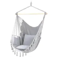 Стул-гамак Ekspand 10001692 150 кг/ Хлопок/ Серый