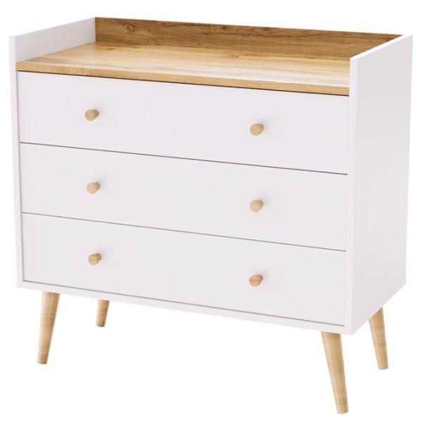 Комод Mobicasa 3 Asgard 80 x 82 x 40см/ ДСП/ Крафт золотой photo 1 Комод Mobicasa 3 Asgard 80 x 82 x 40см/ ДСП/ Крафт золотой photo 1