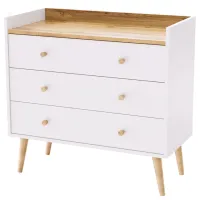 Comodă Mobicasa 3 Asgard 80 x 82 x 40/ PAL/ Craft auriu