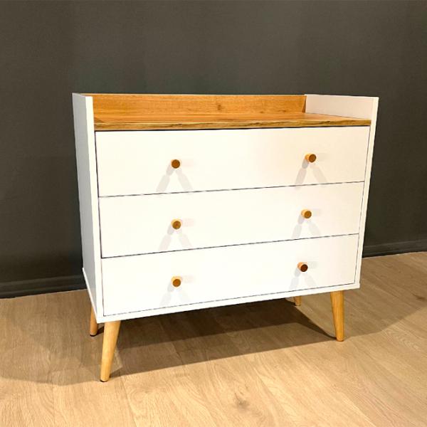 Комод Mobicasa 3 Asgard 80 x 82 x 40см/ ДСП/ Крафт золотой photo 5 Комод Mobicasa 3 Asgard 80 x 82 x 40см/ ДСП/ Крафт золотой photo 5