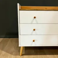 Comodă Mobicasa 3 Asgard 80 x 82 x 40/ PAL/ Craft auriu photo 6