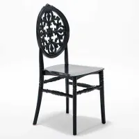 Set masă și scaune Modalife Sofia Venus Dreptunghiulară / PAL / Black photo 4