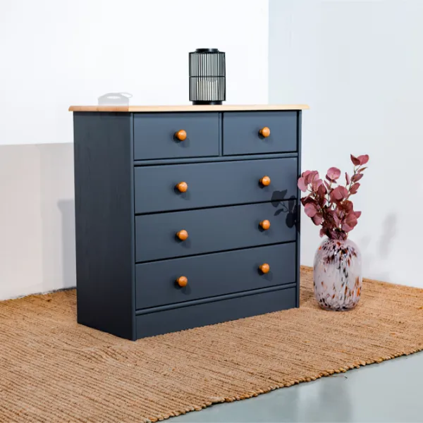 Комод Mobicasa Lia 5 75 x 79 x 35см/ Дерево/ Графитовый photo 4 Комод Mobicasa Lia 5 75 x 79 x 35см/ Дерево/ Графитовый photo 4